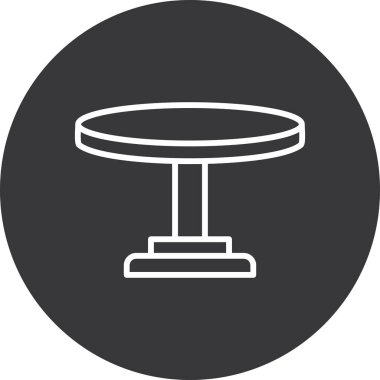 Mobilya simgesinin vektör illüstrasyonu