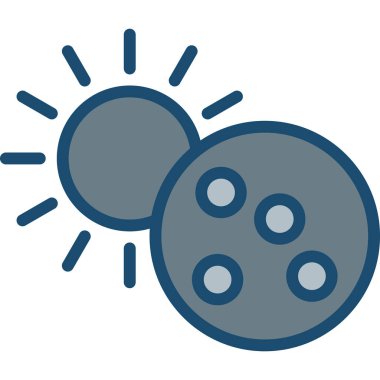 bakteri vektör renk simgesi