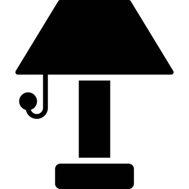 Bir lambanın vektör illüstrasyonu