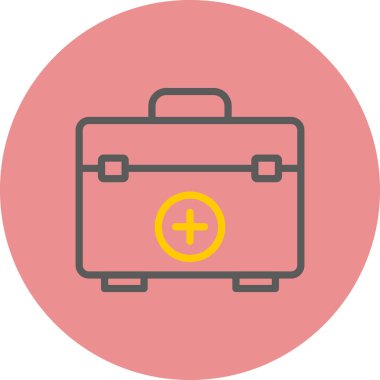 evrak çantası ikonu vektör illüstrasyonu