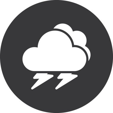 Bulut. Web simgesi basit tasarım