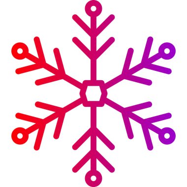 Kar tanesi. Web simgesi basit tasarım