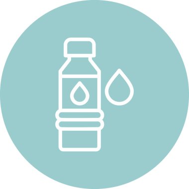 Modern su damlası simgesinin vektör illüstrasyonu