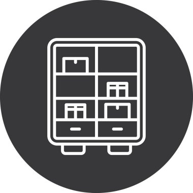 Modern simgenin vektör illüstrasyonu