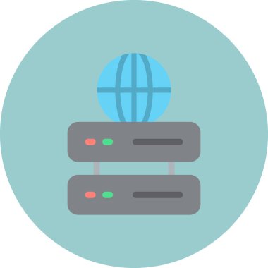 şebeke. Web simgesi basit illüstrasyon