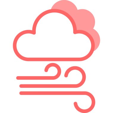 Bulut. Web simgesi basit illüstrasyon