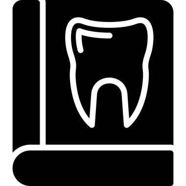 Diş simgesi, vektör illüstrasyonu