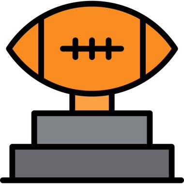 Amerikan futbol kupasının ana hatlarıyla simgesi