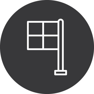 Modern b 'nin vektör illüstrasyonu eksik simgesi