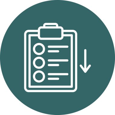 Belgenin vektör simgesi, vektör illüstrasyonu