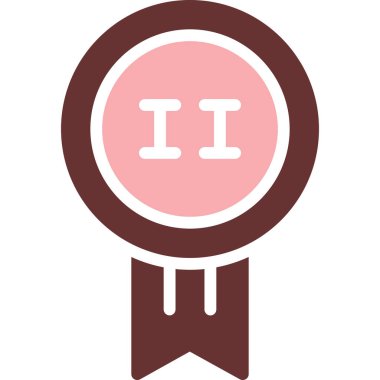 Rozet simge vektör çizim