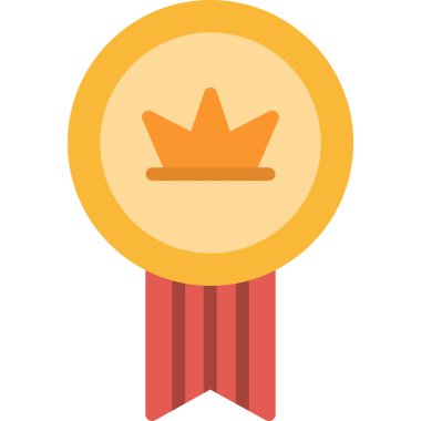 taç vektör simgesi modern illüstrasyon