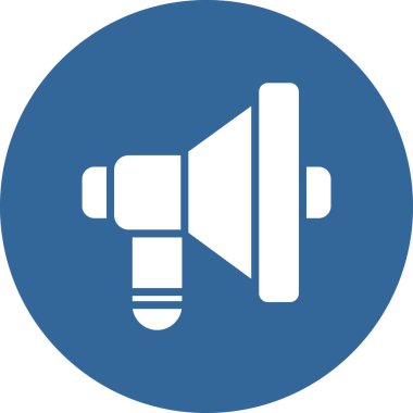 Konuşmacı. Web simgesi basit tasarım