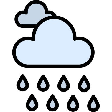 Bulut. Web simgesi basit tasarım