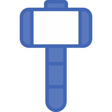 Çekiç. Web simgesi basit illüstrasyon