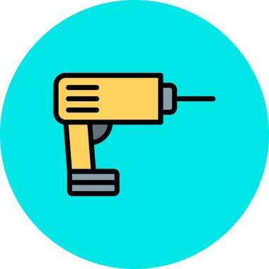 Tek bir simgenin vektör illüstrasyonu