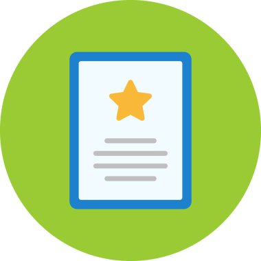 yıldız simgesi, vektör çizimi