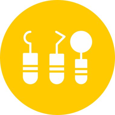 Ampul. Web simgesi basit illüstrasyon