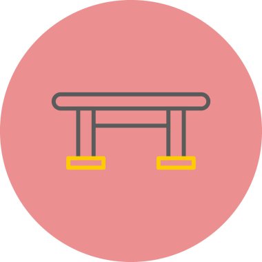 bank ikonu vektör illüstrasyonu