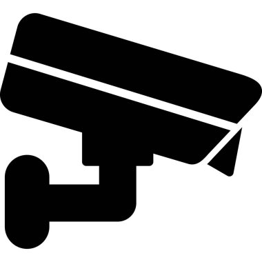 CCTV kamera simgesi, basit biçim