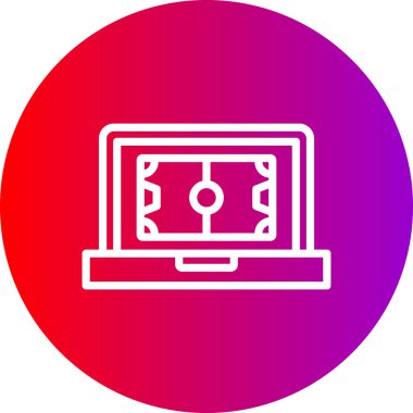 bilgisayar simgesi vektör illüstrasyonu