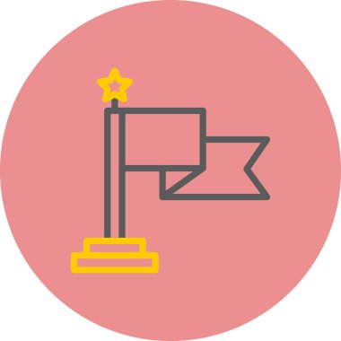 Kupa simge vektör çizim