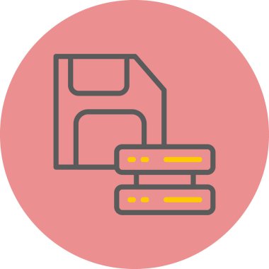 Modern simgenin vektör illüstrasyonu