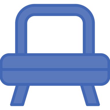 Sandalye. Web simgesi basit illüstrasyon