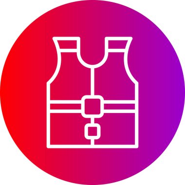 Çanta simgesinin vektör illüstrasyonu