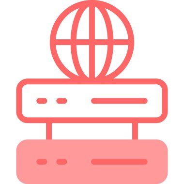 Bir bilgisayar simgesinin vektör illüstrasyonu