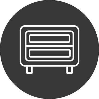 Moda tarzı izole edilmiş arka planda klima simgesi