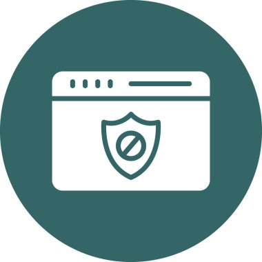 Web simgesi vektör illüstrasyonu