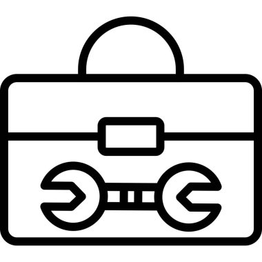 bavul vektör çizgisi tasarımı