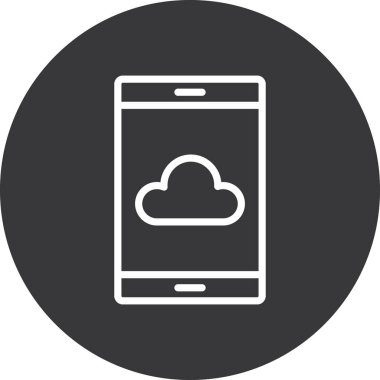 Vektör Mobil simge illüstrasyonu