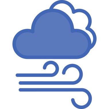 Bulut. Web simgesi basit illüstrasyon