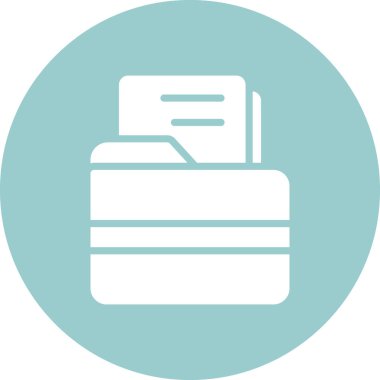 Dosya. Web simgesi basit illüstrasyon