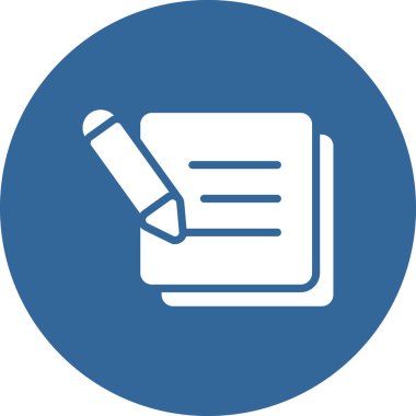 Belge. Web simgesi basit illüstrasyon