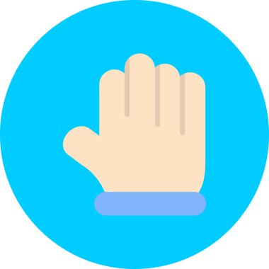 El simgesinin vektör illüstrasyonu