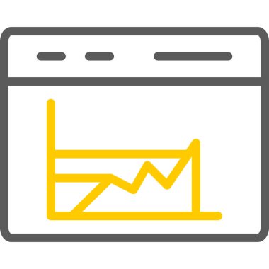 iş grafiği vektör illüstrasyonu