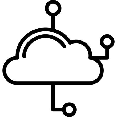bulut veri hesaplama simgesi