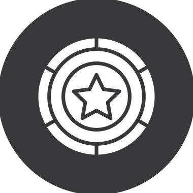 yıldız simgesi vektör illüstrasyonu