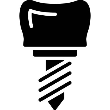 Diş ikonu, vektör illüstrasyonu