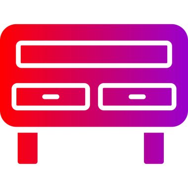 elektrikli fırın ikonu vektör illüstrasyonu