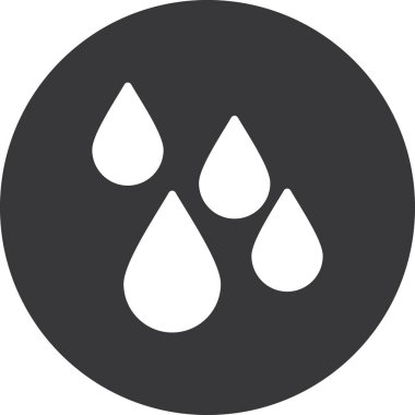 Simgeyi bırak. Vektör biçimi düz ikonik gri sembol, yuvarlak açılar, beyaz arkaplan, beyaz arkaplan.