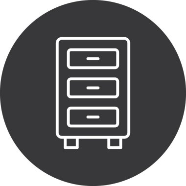 Veri merkezi. Web simgesi basit tasarım