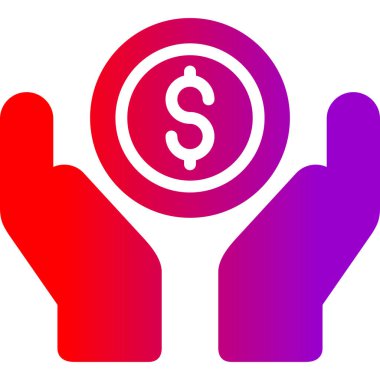 Para para vektörü simgesi