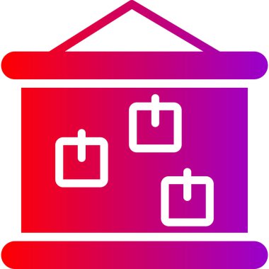 Bir ev simgesinin vektör illüstrasyonu