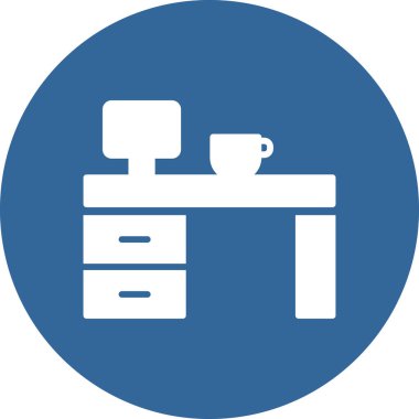 Kahve simgesinin vektör illüstrasyonu