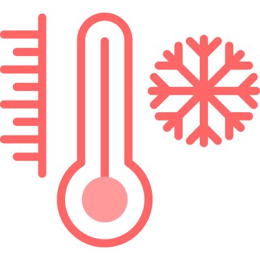 Web ve mobil uygulaması tasarımı, termometre logo kavramı için beyaz arka plan üzerinde izole termometre simge vektör