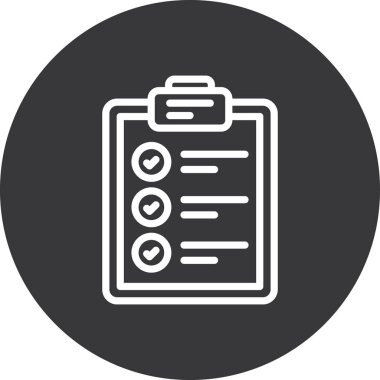 Belge simgesinin vektör illüstrasyonu